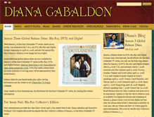 Tablet Screenshot of dianagabaldon.com